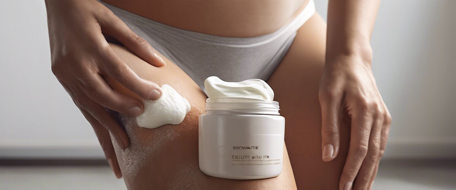 Application of cellulite cream